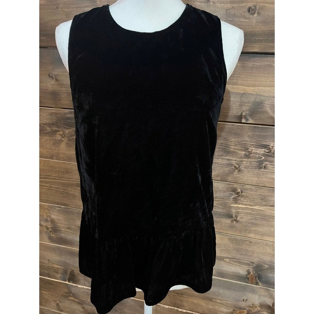 Women's J.Crew Black‎ Sleeveless Blouse